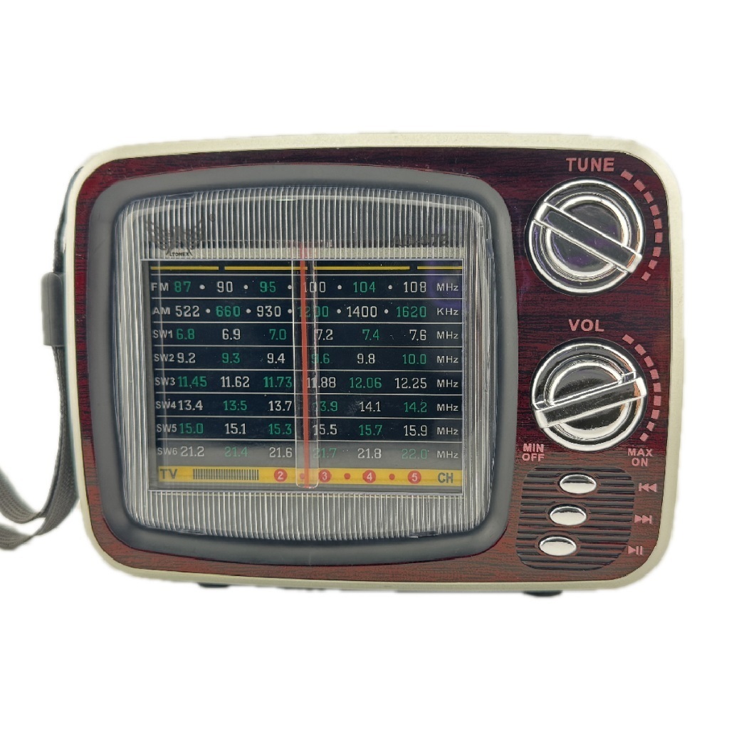 Rádio Am Fm Bluetooth Retro Vintage Formato TV – AD-078-Oriente