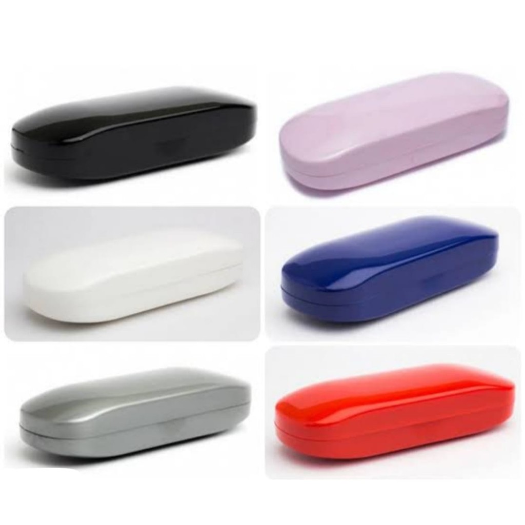 Estojo Redondo Várias Cores Case Protetor Óculos Pressão