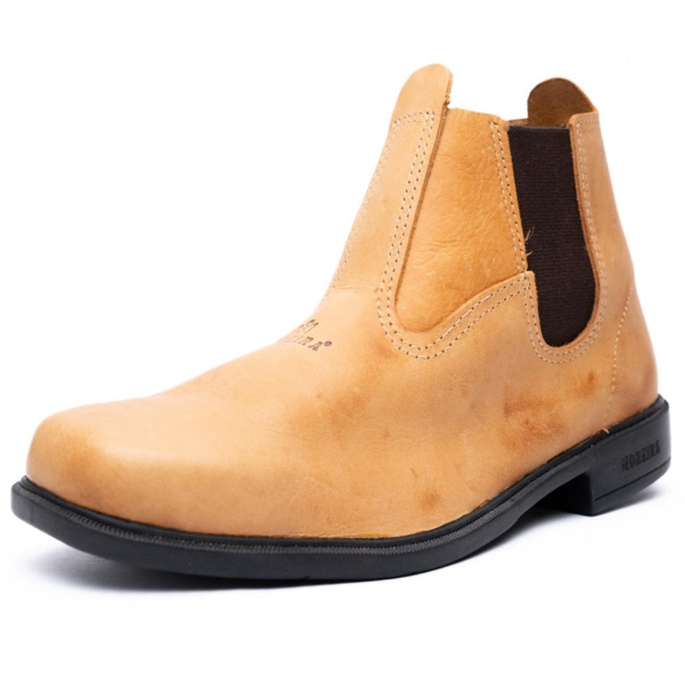 Botina Trabalho Couro Moreira Mateira Conforto Masculina