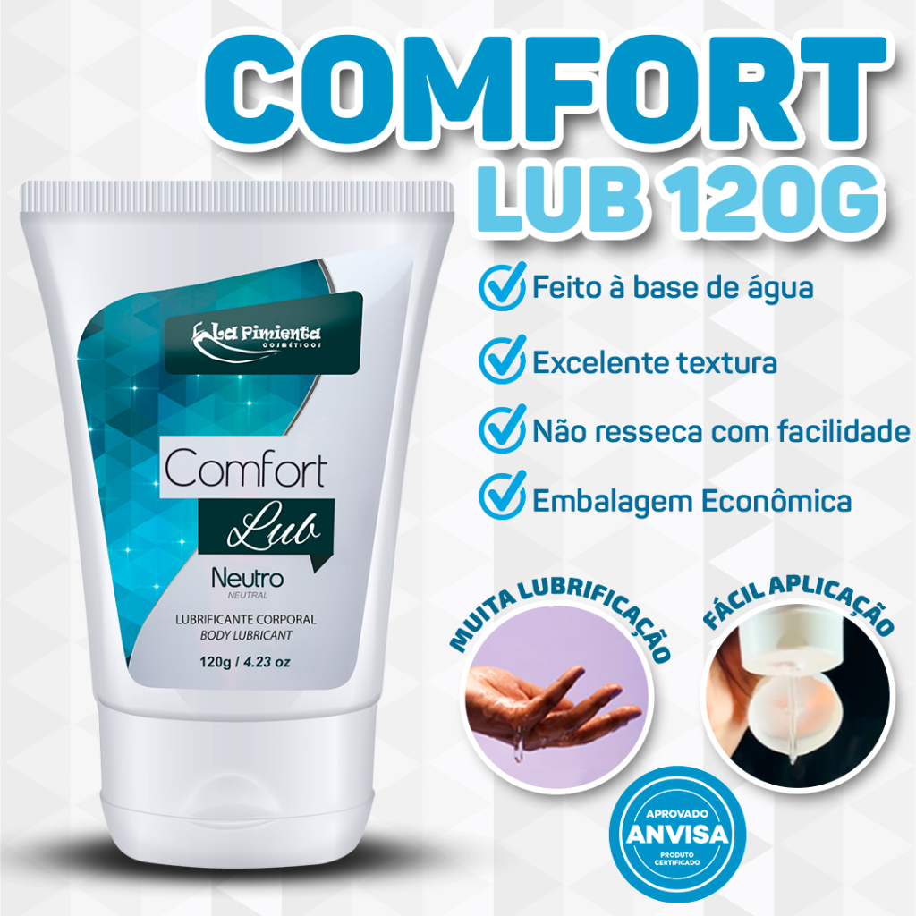 LUBRIFICANTE INTIMO PARA USAR COM SEU TOY FAVORITO E GOZAR MUITO – COMFORT