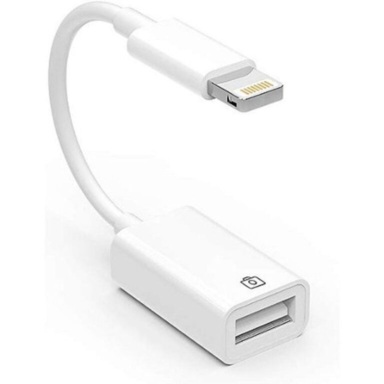 Cabo Otg Usb Compatível Com iPhone E iPad Pendriv