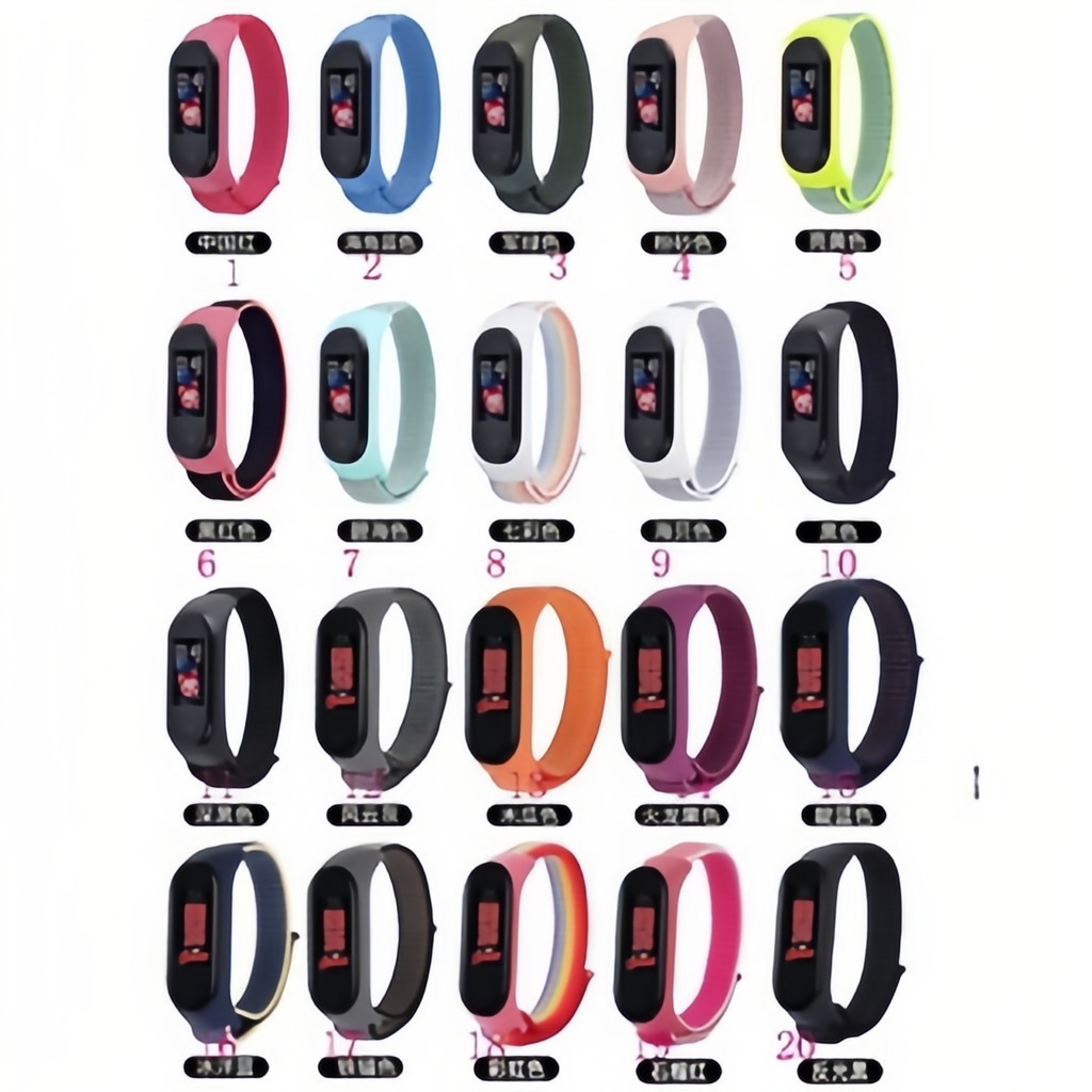 Pulseira De Nylon Esportiva Para Mi Band