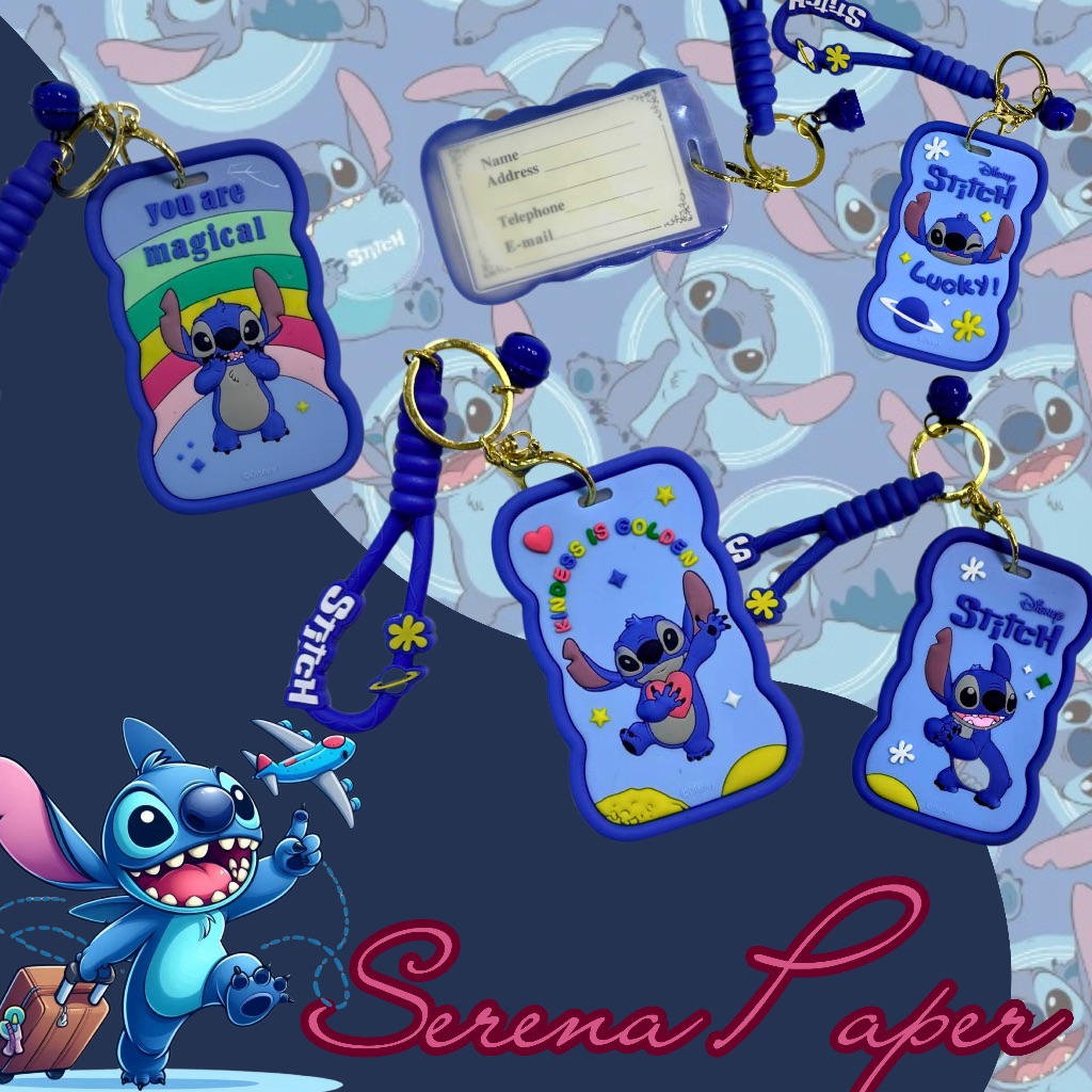 ETIQUETA DE MALA STITCH / IDENTIFICAÇÃO / TAG DE MALA / BAGAGEM / KAWAII