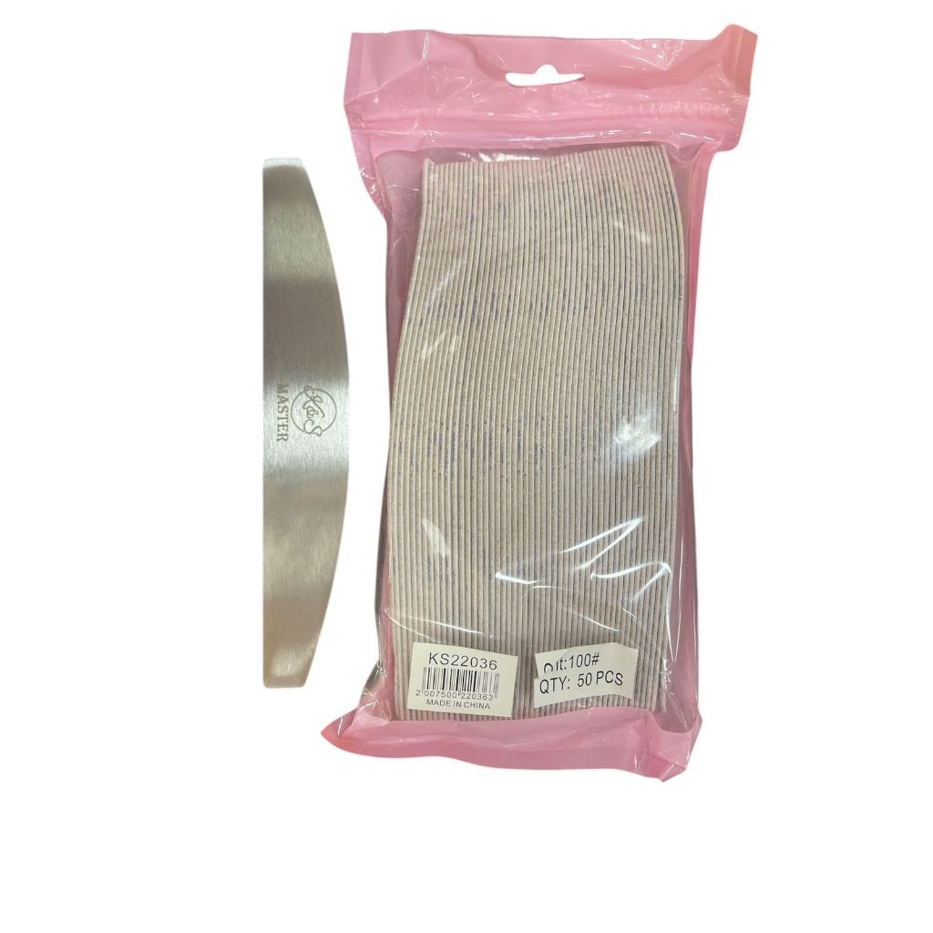 pacote com 50 lixas. Placa De Ferro Com Refil 180/180