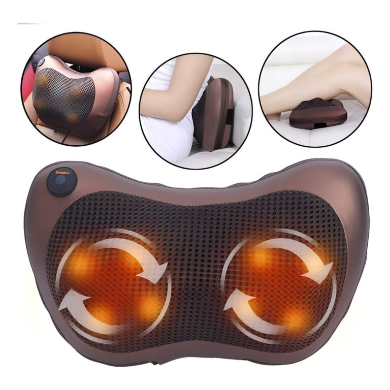 Travesseiro Massageador Eletrico Unissex Pescoco L