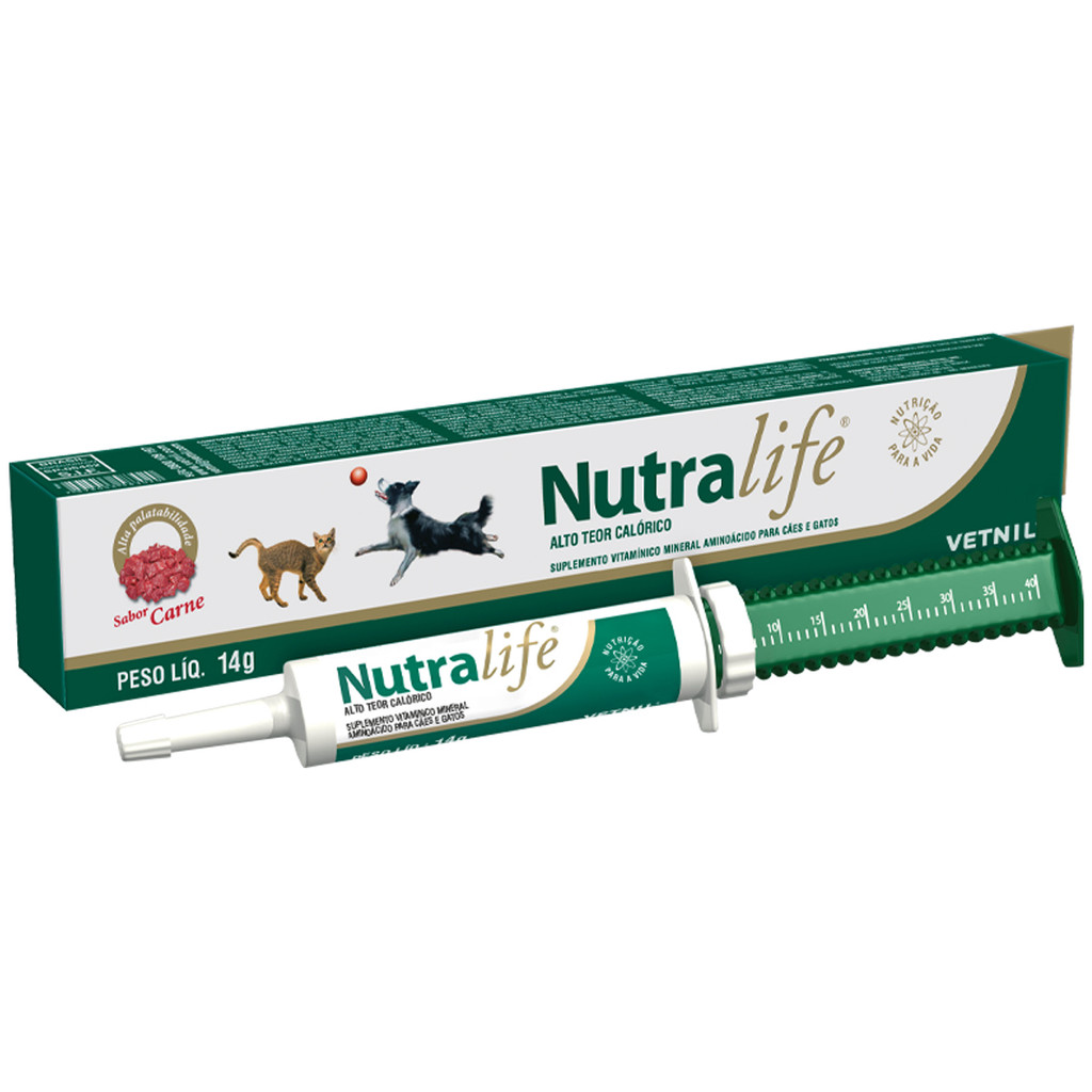 Nutralife Suplemento Vitaminico Para Cães e Gatos14g Vetnil