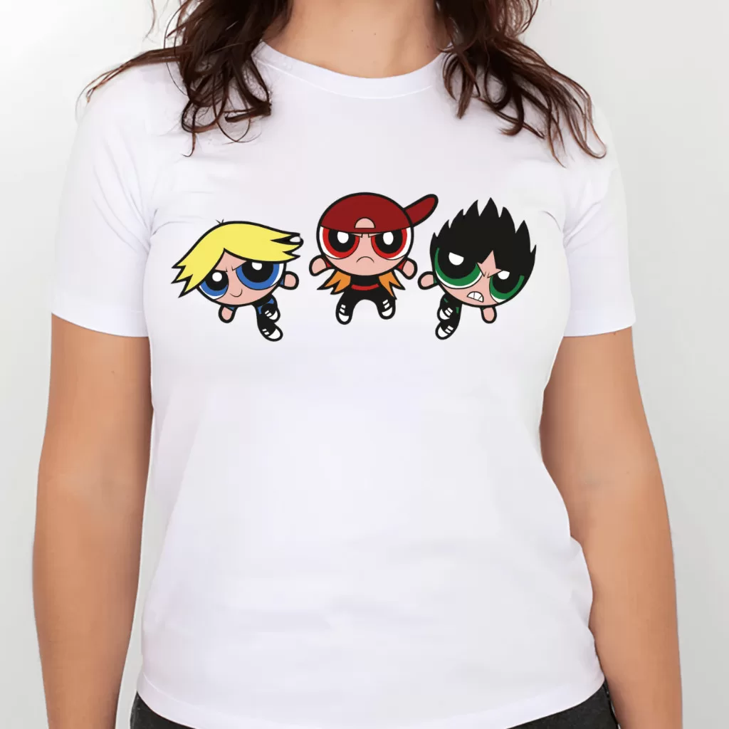 Camiseta meninos desordeiros feminina – envio imediato