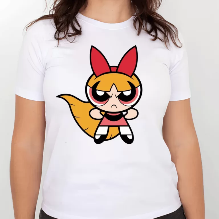 Camiseta Desenho -Florzinha brava – meninas 
