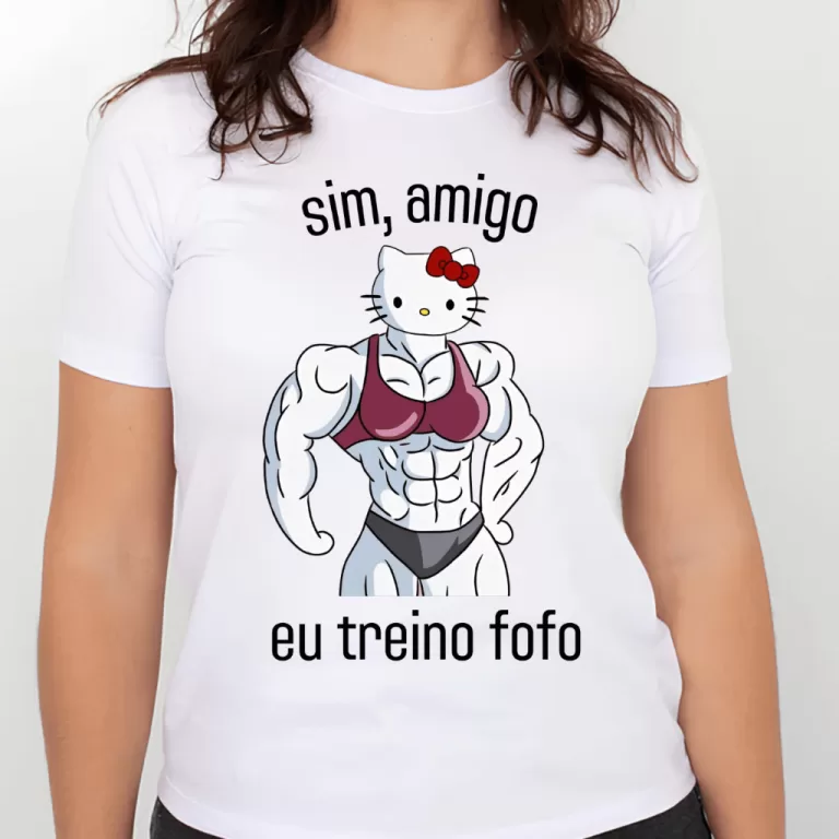 Camiseta Hello Kitty Academia Meme – sim ami