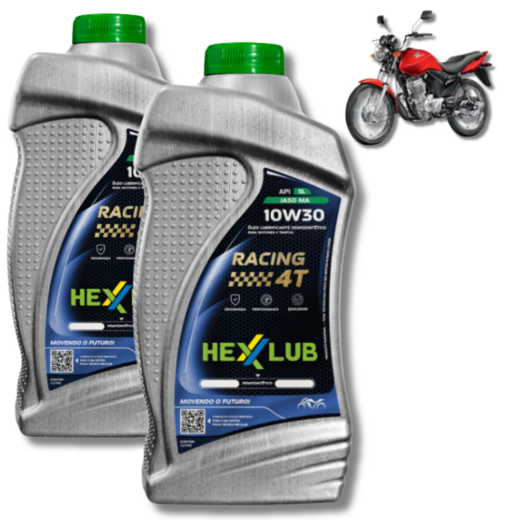 KIT 2 LITROS 10W30 4T SEMI SINTÉTICO.