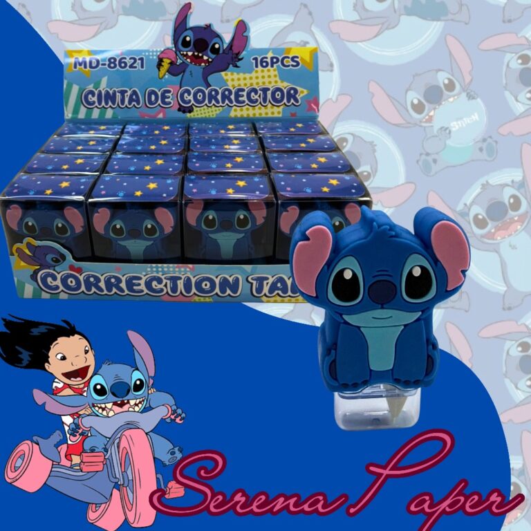 FITA CORRETIVA FOFA STITCH 3D / PAPELARIA FOFA KAW