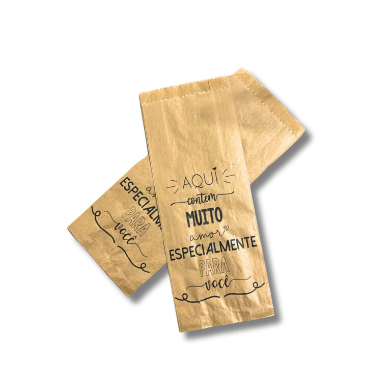 Saco De Papel Kraft Paes Doces Delivery Lanches 1k