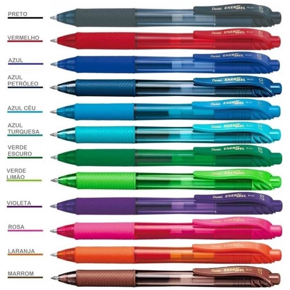 Caneta Energel-X Retratil 0.7mm BL107 – Pentel