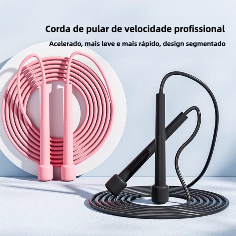Cordas de Pular Profissional Ajustável de PVC 280