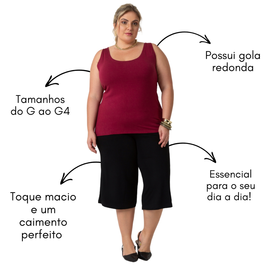 Conjunto Regata Olivia + Calça Pantacourt 1162-102507