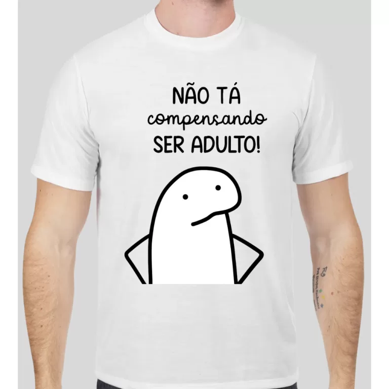Camiseta Frase Flock – Não tá compensando 