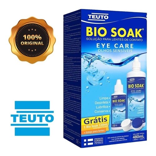 Bio Soak Kit Solução Para Lentes De Contato 480m