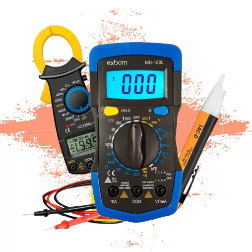 Kit 3×1 Multimetro Digital Alicate Amperímet