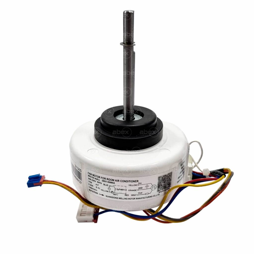 Motor Ventilador Original Evaporadora Ar Condicionado Samsung S09, AS12, ASV09, ASV12