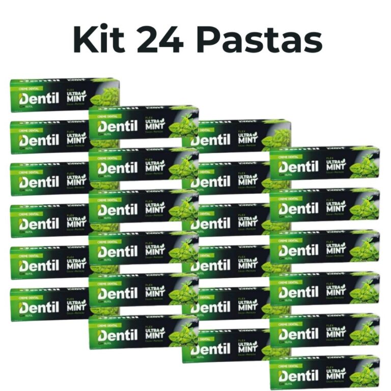Kit 24 Creme Dental Dentil UltraMint Com Xilitol S