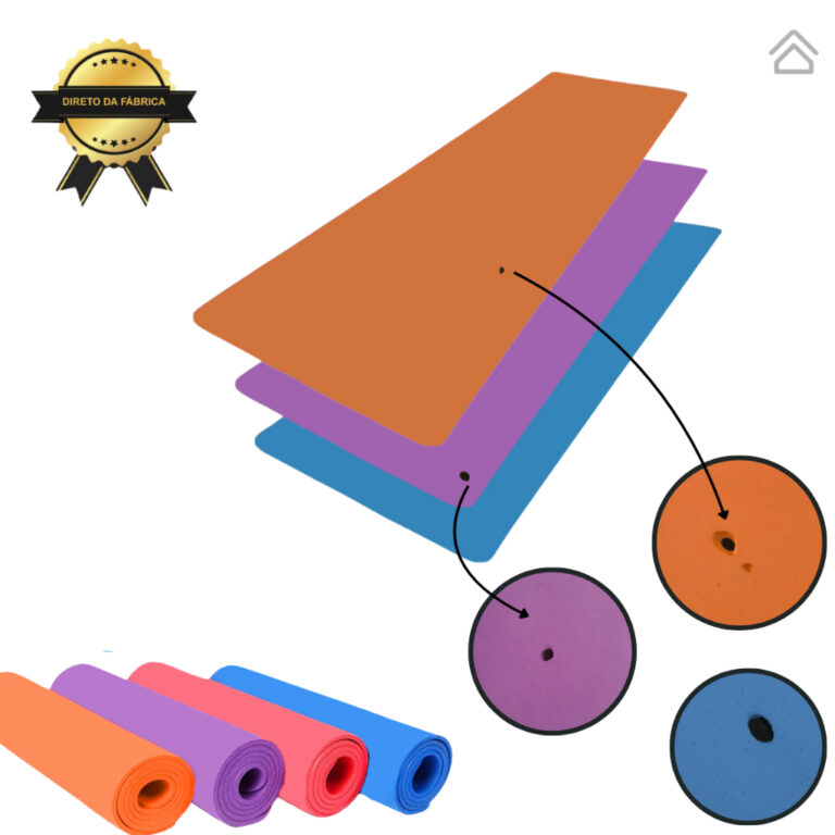 Tapete Yoga Mat Colchonete Tatame 1,70mx55cmx5mm P