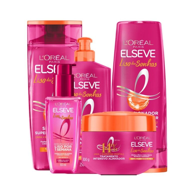 Kit Elseve Liso Dos Sonhos AHA + Queratina Vegetal