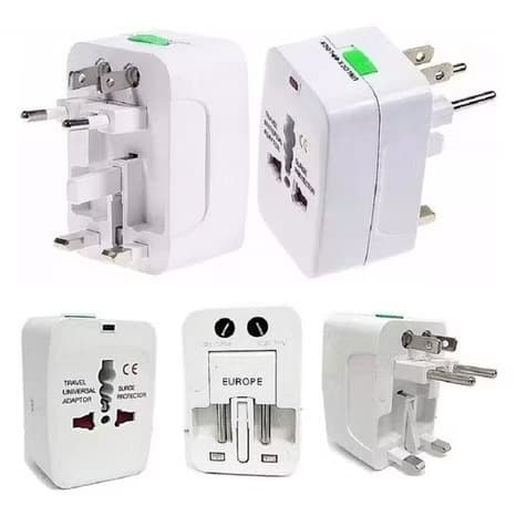 Adaptador de Tomada UNIVERSAL Para Viagem Adaptado