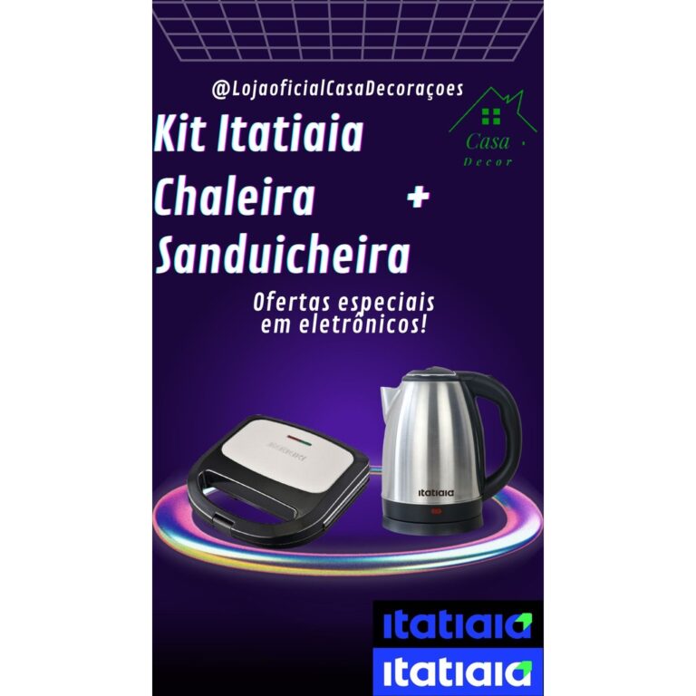 Kit Itatiaia Essencial: Chaleira 1,8 E Sanduicheir