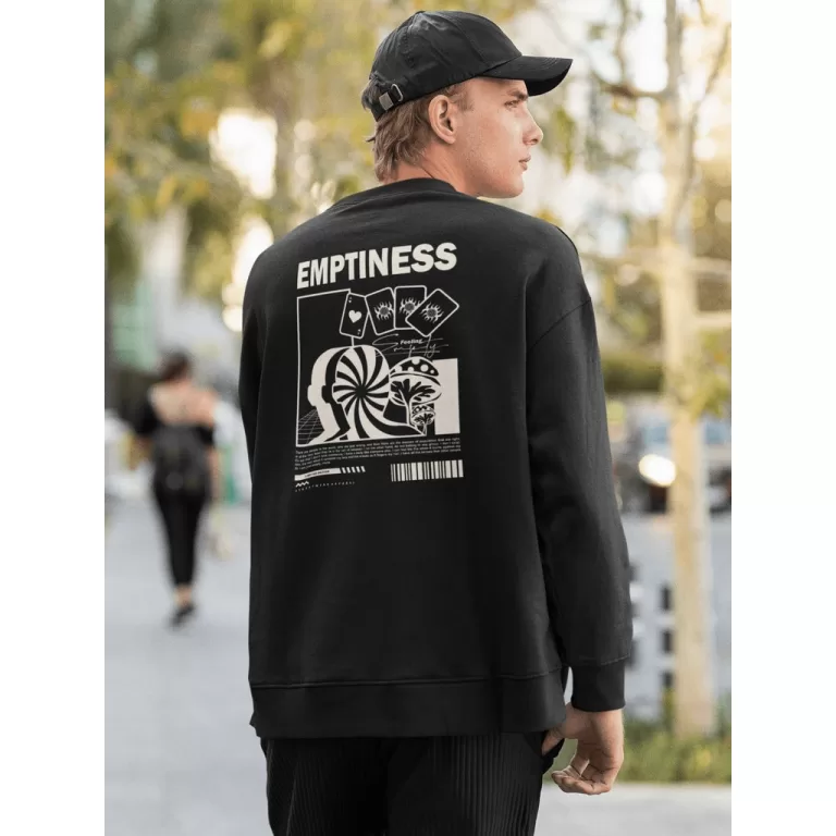 Moletom Careca Blusa de Frio Suéter Gola Redonda 
