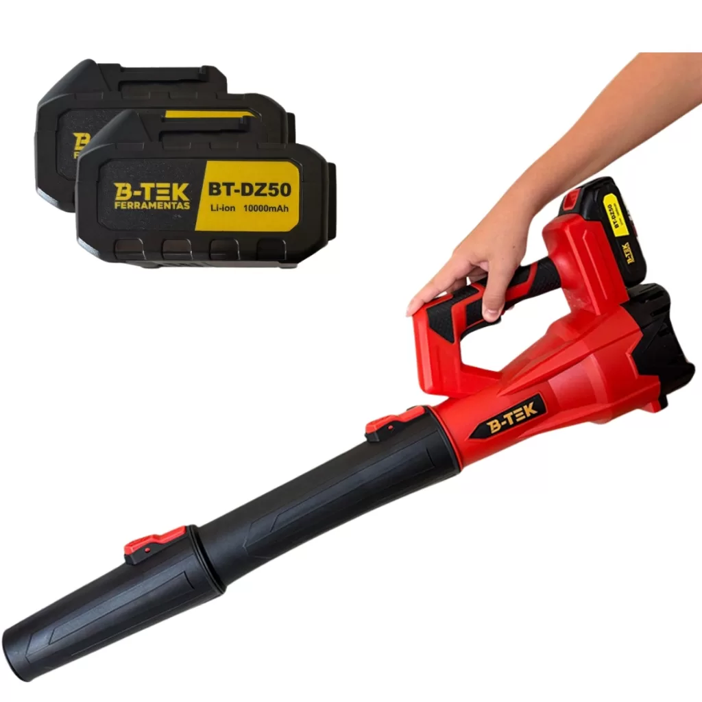 Soprador Industrial de 1200W C/ 2 Baterias Potente e Resistente