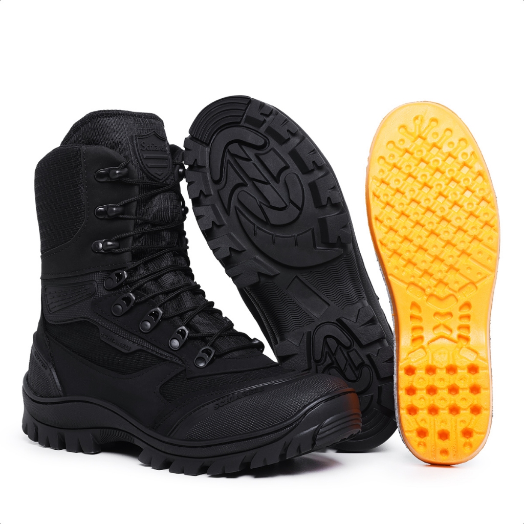 Bota Coturno Masculino Militar Adventure Com Cadarço Tratorado 930
