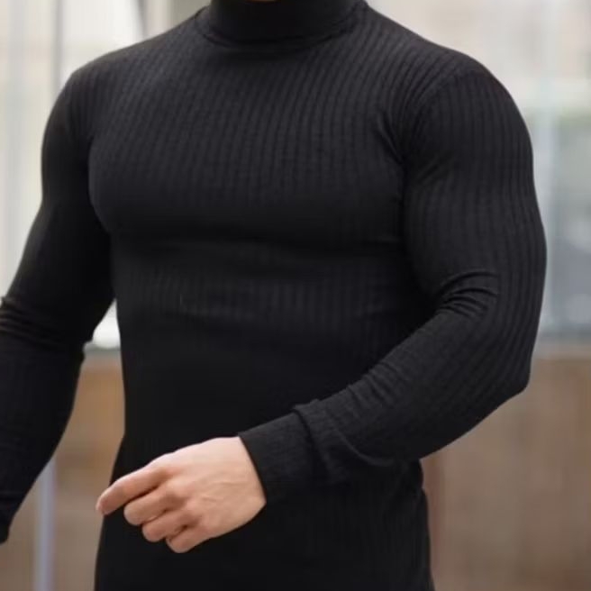 cacharrel Masculino canelado tricot lã