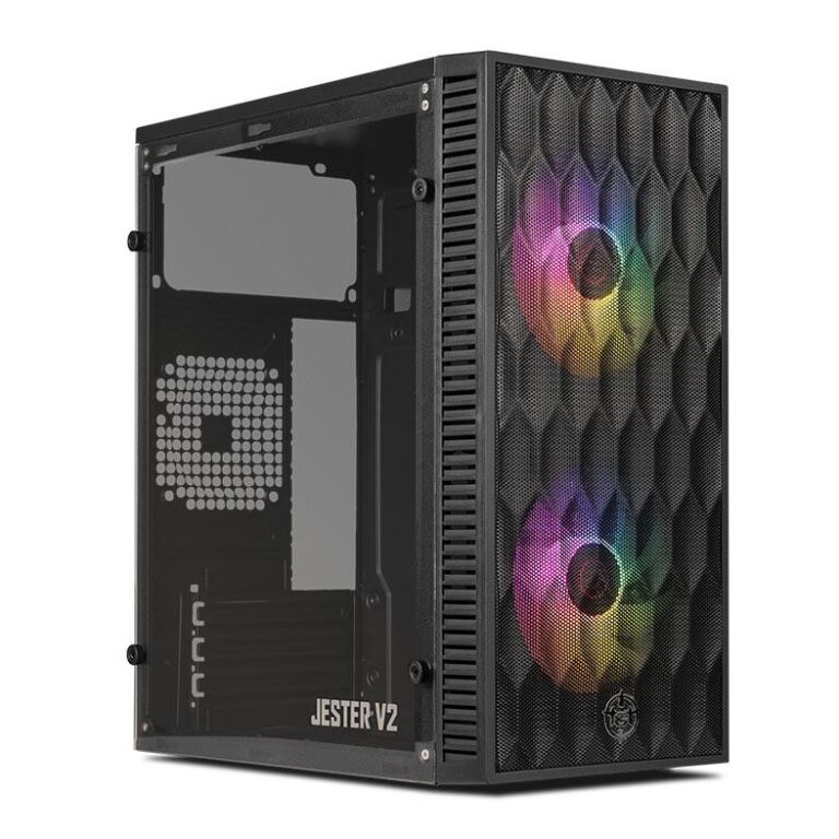 Gabinete Gamer TGT Jester V2,Rainbow,Mini-Tower,La