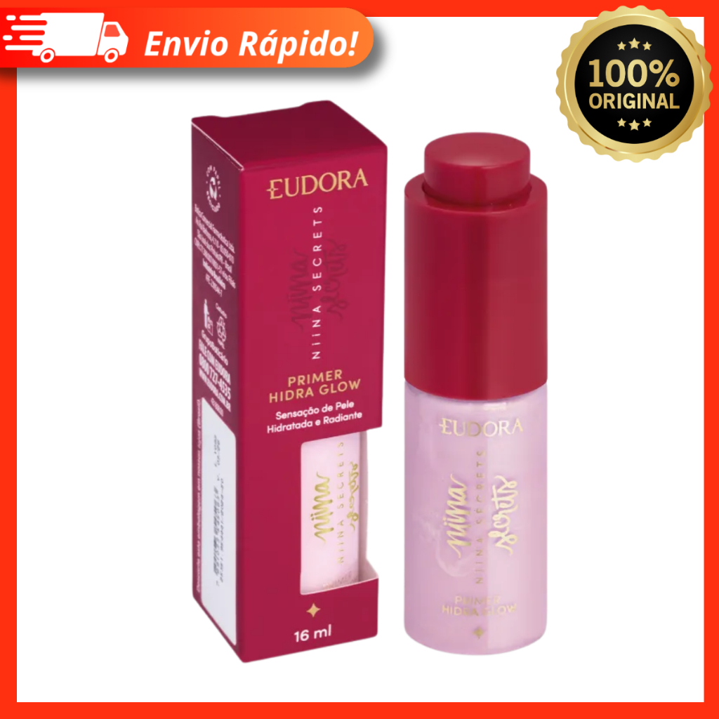 Primer Facial Hidra Glow Niina Secrets Sensação de Pele Hidratada e Radiante 16ml – Eudora