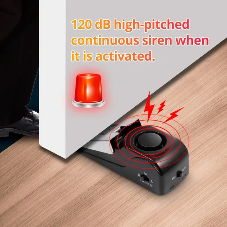 Alarme Porta Inteligente Com Sensor Sonoro Anti Ro