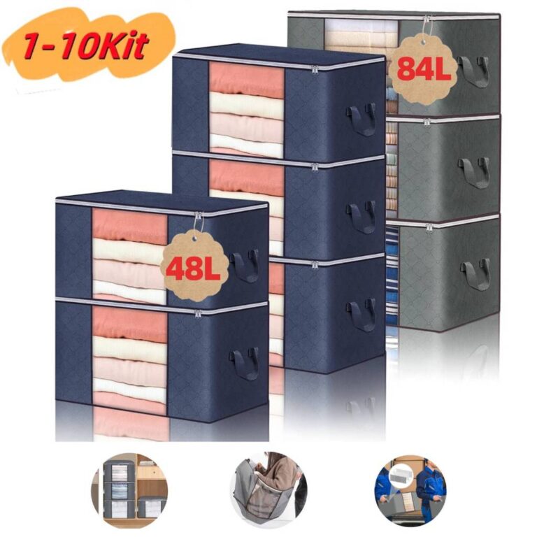 KIT Caixa Saco Organizador Grandes Edredom Casaco 