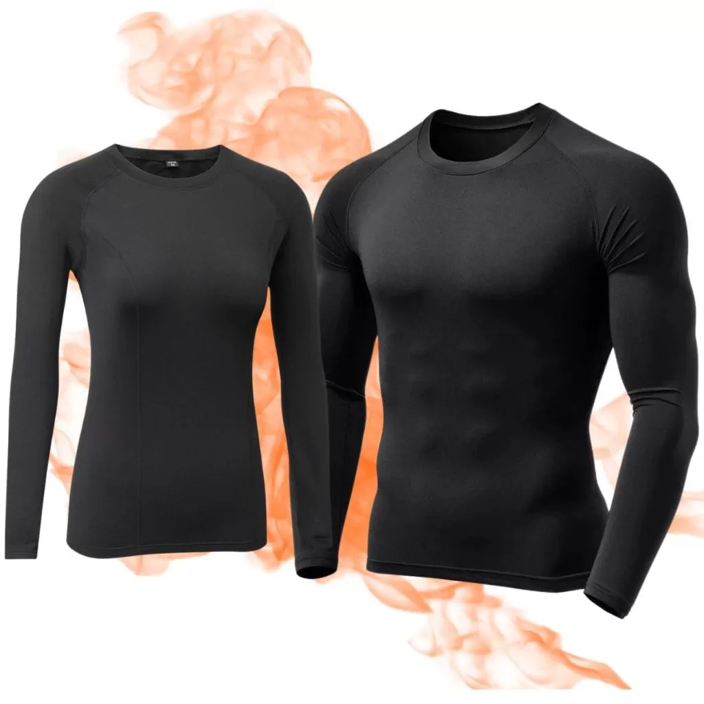 Kit 2 Camisa Térmica Segunda Pele Flanelada Masculina Feminina Frio Intenso