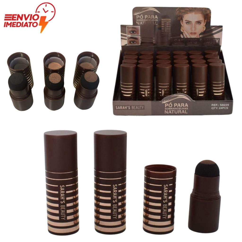 Pó Para Sobrancelha E Cabelo Natural Sarahs Beauty S8229