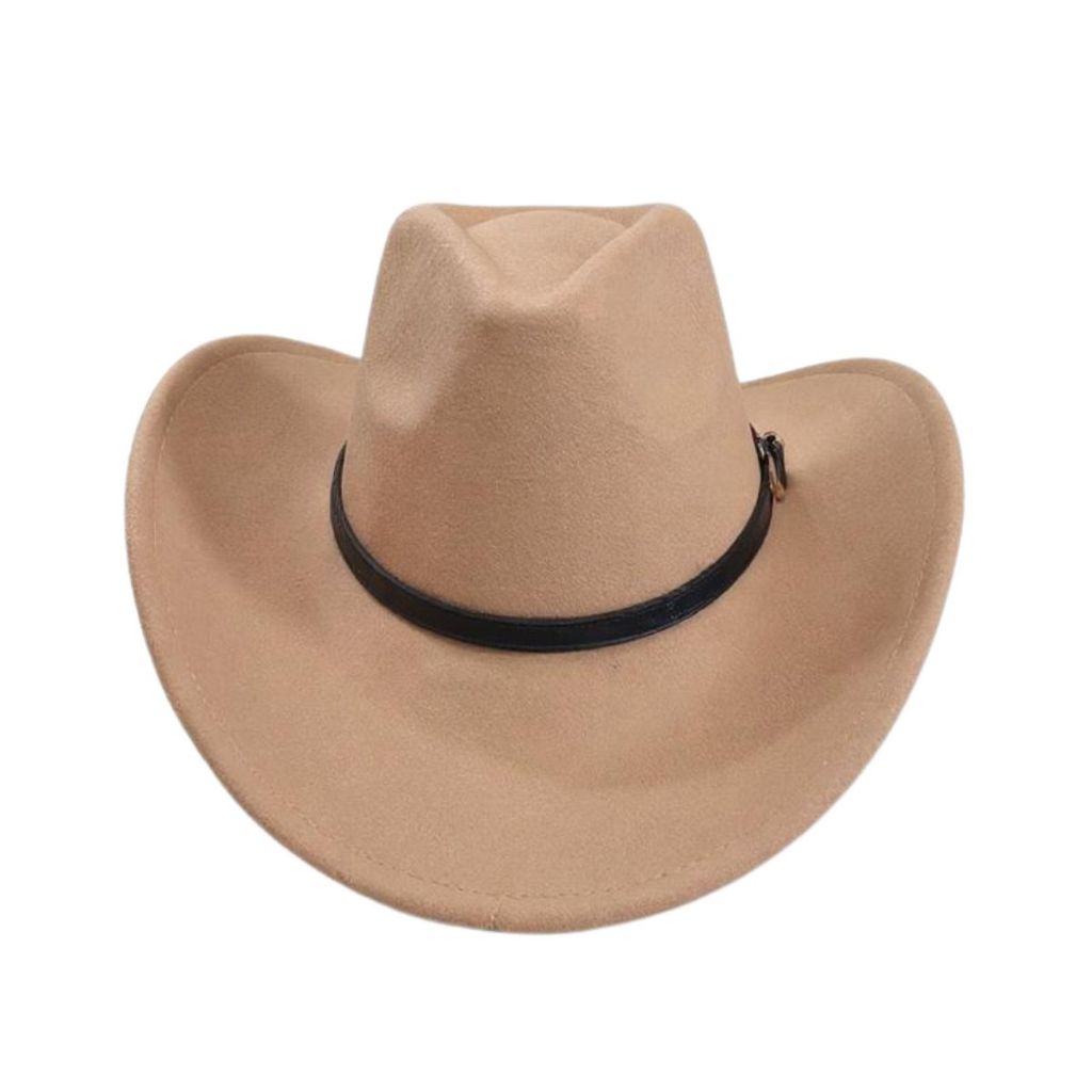 Chapéu De Cowboy Country Unissex Boiadeira Rodeios E Festa De Peão Moderno Roça Com Detalhe Na Aba