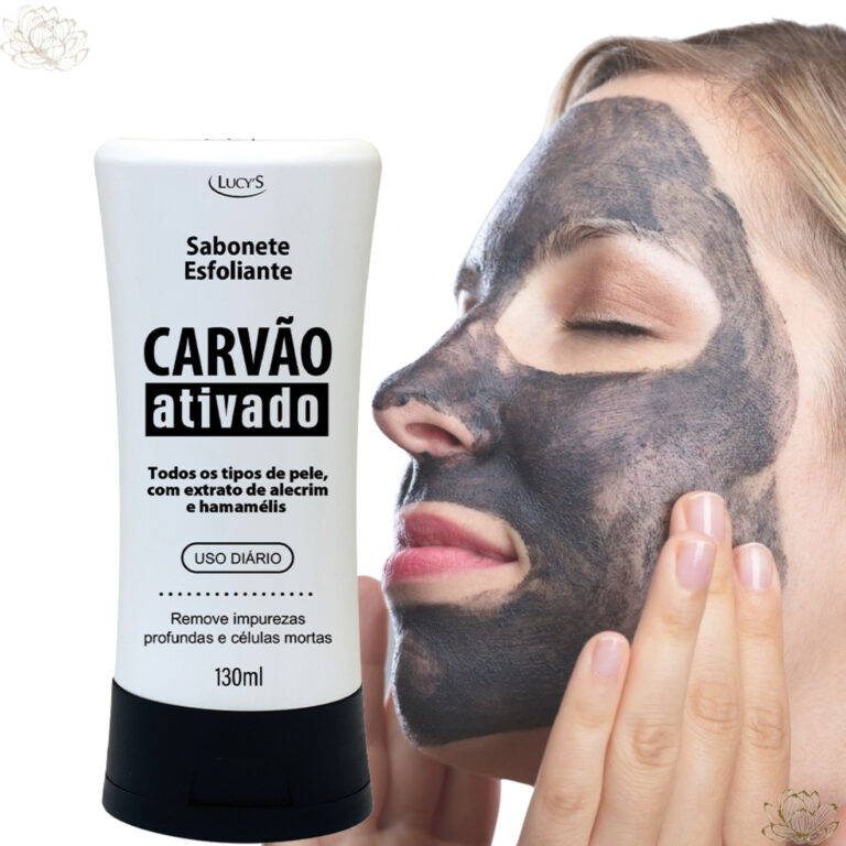 Sabonete Líquido Esfoliante Facial Carvão Ativad