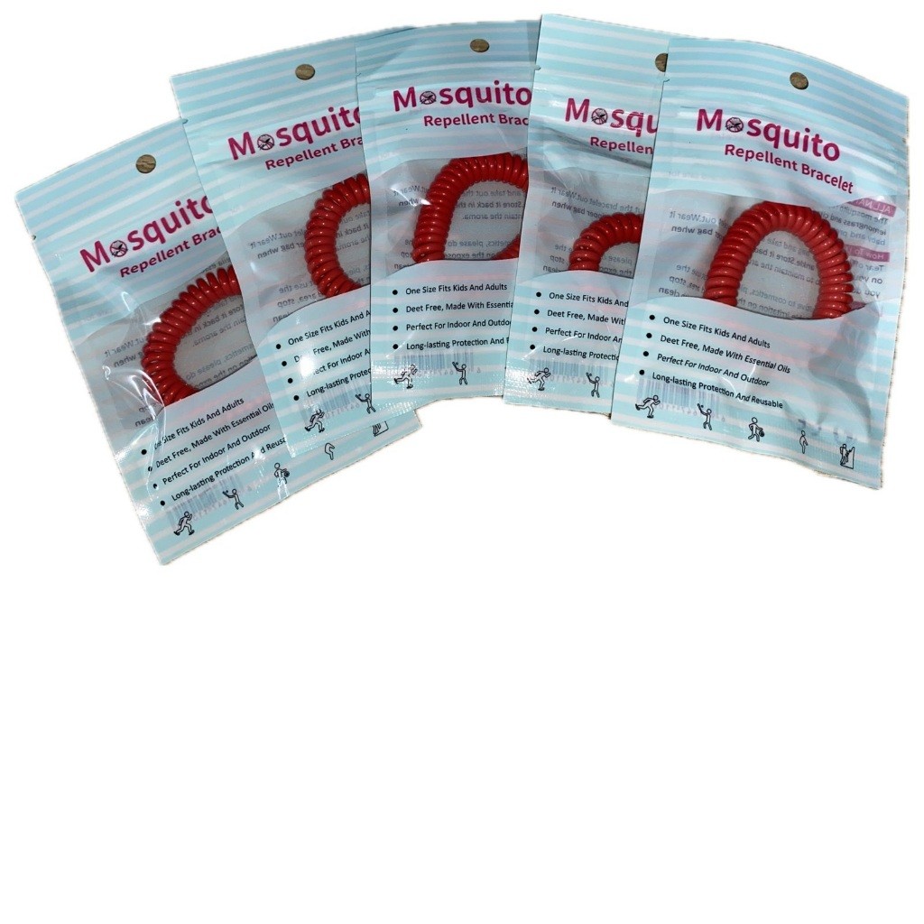 Kit Com 10 Pulseiras Repelente Infantil E Adulto – Vermelho