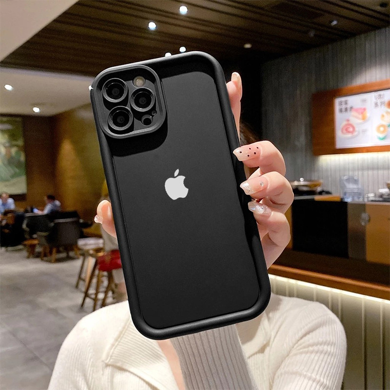 Capinha Capa de silicone Anti-impacto logo para iPhone 11 12 13 14 15 16 17 pro max plus normal case