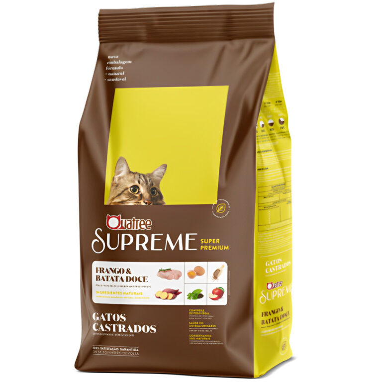 Ração Quatree Supreme Frango 10kg Gatos Adultos 