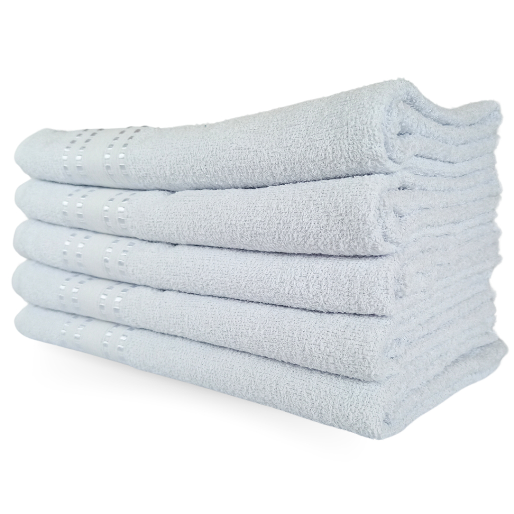 Kit com 5pçs Toalhas de Rosto Topázio 43x70cm 100%Algodão Alta Absorção