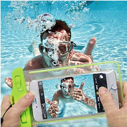 Capa Bolsa Prova Dágua Impermeável Celular Trans