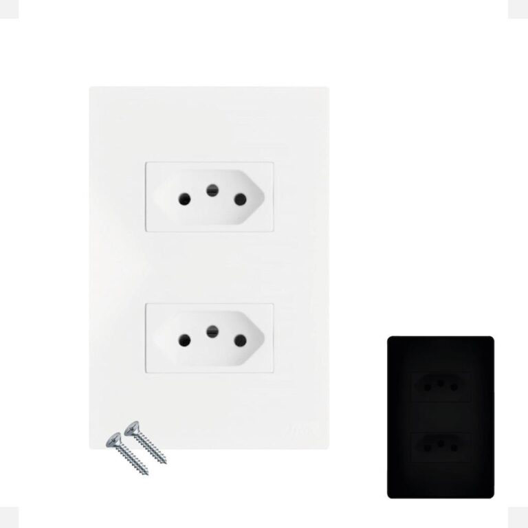 Tomada Dupla 10a 250v Fosco 4×2 Satin B.lux R