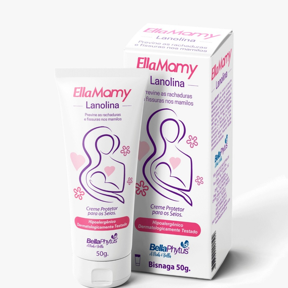 EllaMamy Lanolina Creme para Seios 50G – BellaPhytus