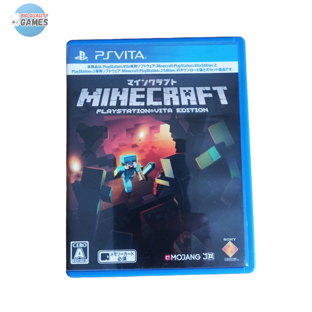 PS Vita – Minercraft – Japonês Completo PT/Br