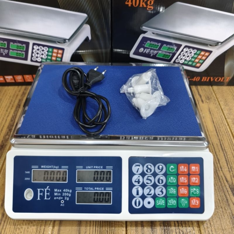 Balança digital 40 kilos Elétrica 110v/220v Bivolts de Mercardo super top