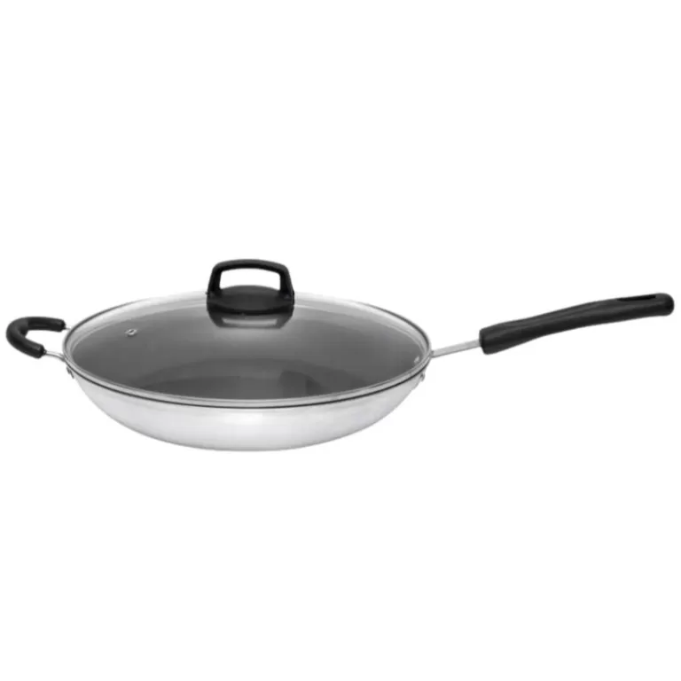 Frigideira Grande 32Cm Antiaderente Com Tampa De V